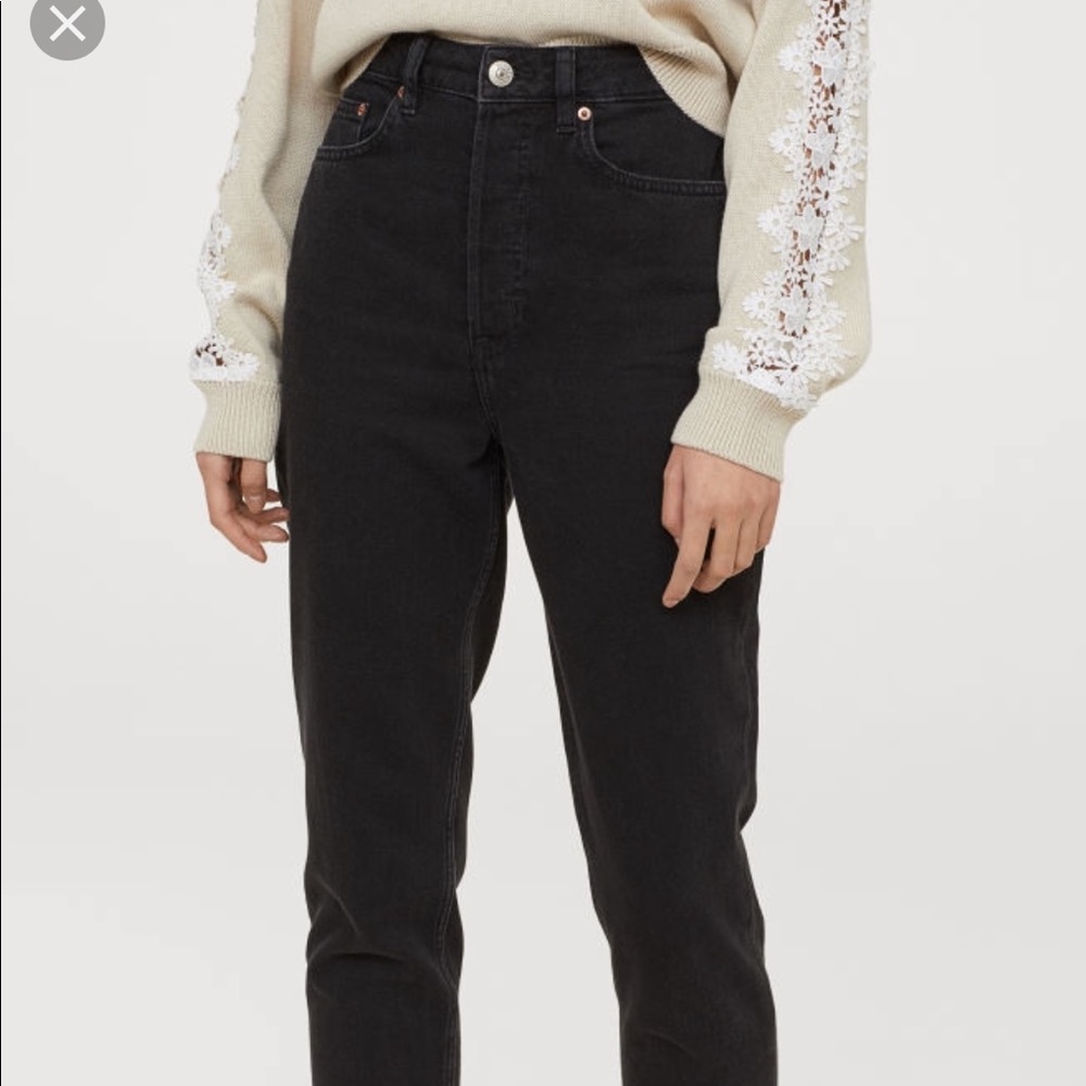 Slim ankle high waisted jeans